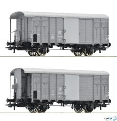 2-teiliges Set Güterwagen SBB K3