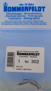 Sommerfeldt 302 Arm 5 Stk. zu 306, 320, 370. Benötigtes Zubehör 303 