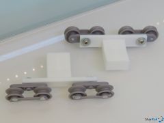 Set Rollenbatterien für Seilbahnstation weiss