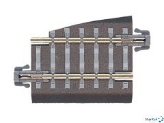 Bettungsgleis grau Pass-Stück rechts 36 mm BG5 kre
